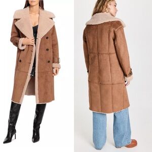 Avec Les Filles
Shearling Coat